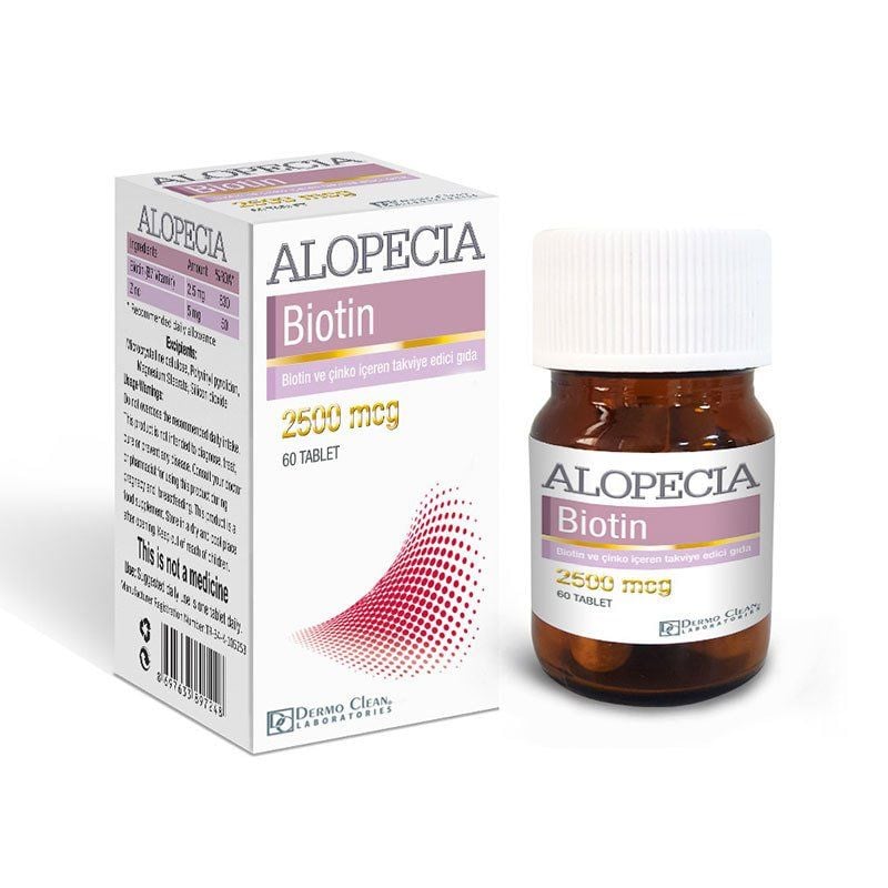 Alopecia Biotin 2500 mcg 60 Kapsül