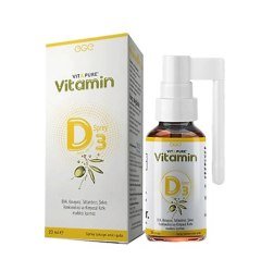Vitapure Vitamin D3 Sprey Takviye Edici Gıda 20 ml