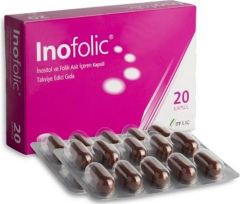İnofolic 20 Kapsul