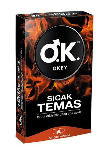 Okey Sıcak Temas Prezervatif 10 adet