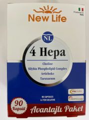 New Life 4 Hepa 90 Bitkisel Kapsül