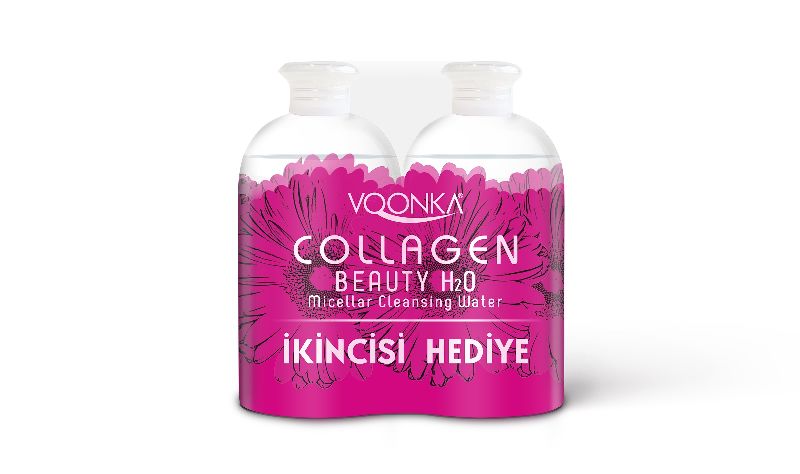 Voonka Collagen Beauty H2O Micellar 500 ml 2.si Hediye Misel Suyu