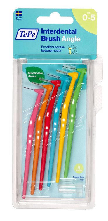 TePe Angle Mixed Pack Interdental Brush 6 Adet