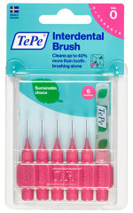 Tepe Arayüz Fırçası Blister 0.4 mm Pembe 6'lı