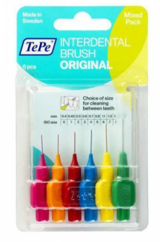 TePe Arayüz Fırçası 0-5 Numara Blister Karışık Paket T186