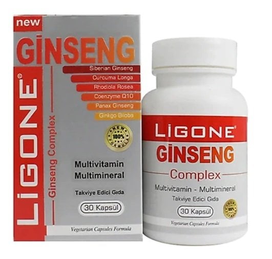 Ligone Ginseng Complex Vejetaryen 30 Kapsül