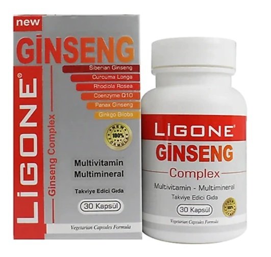 Ligone Ginseng Complex Vejetaryen 30 Kapsül