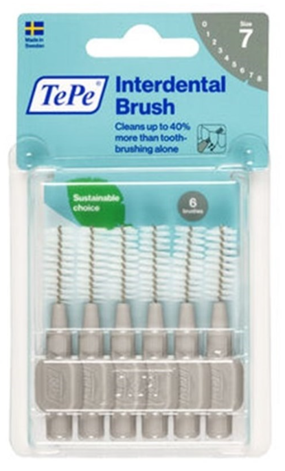 TePe Arayüz Fırçası 7 Numara Extra Yumuşak Blister Gri 1,3 mm