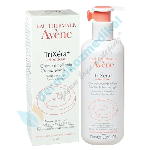 Avene Trixera Creme Emolliente 200ml+Trixera Emolient Cleansing Gel 400ml
