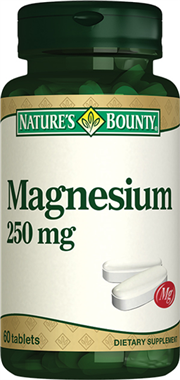 Nature's Bounty Magnesium 250 mg 60 Tablet