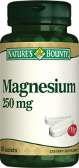 Nature's Bounty Magnesium 250 mg 60 Tablet