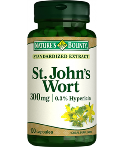 Nature's Bounty St. John's Wort 300 mg 100 Kapsül