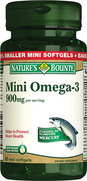 Nature's Bounty Omega 3 900 mg 60 Mini Softjel