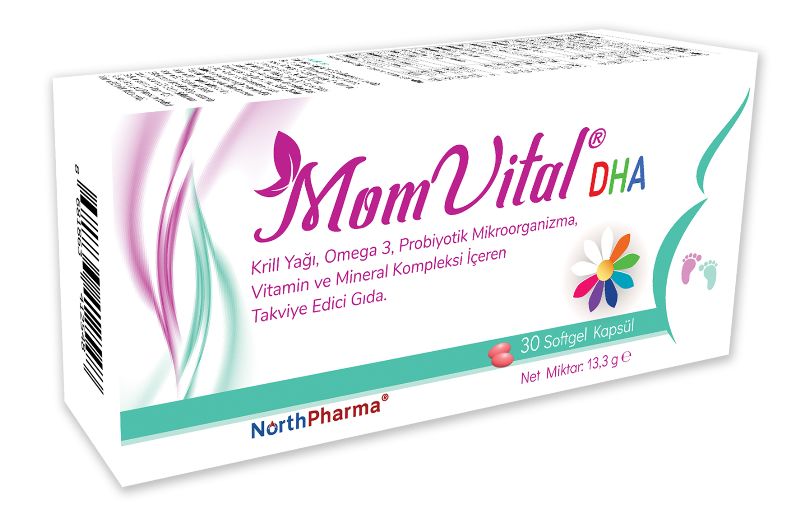 Mom Vital DHA 30 Kapsül
