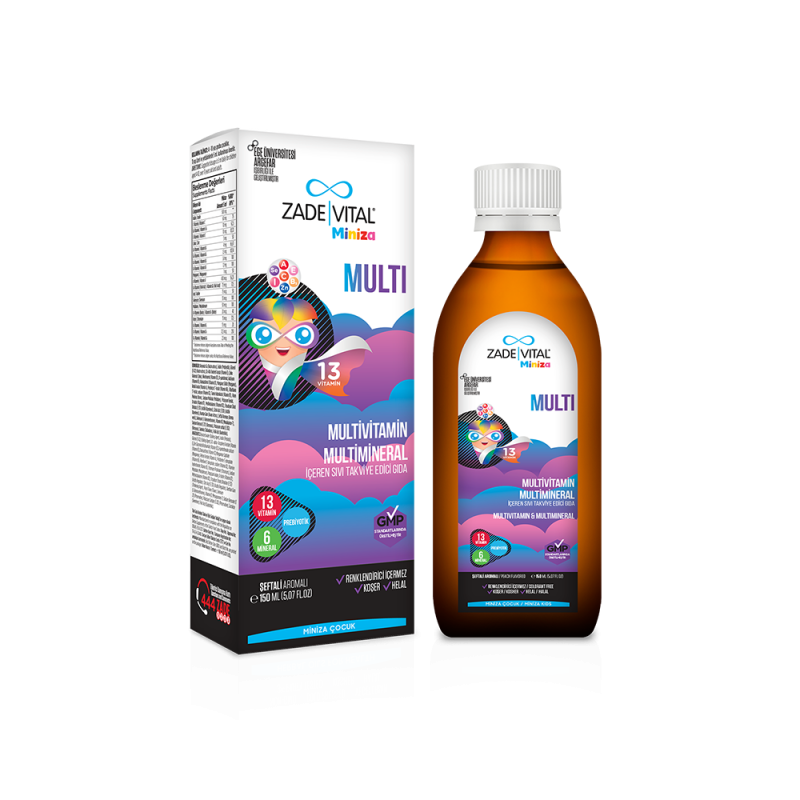 Zade Vital Miniza Multivitamin Multimineral 150 ml