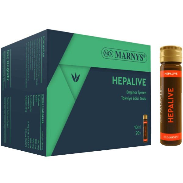 Marnys Hepalive Enginar 10 ml 20 Ampul