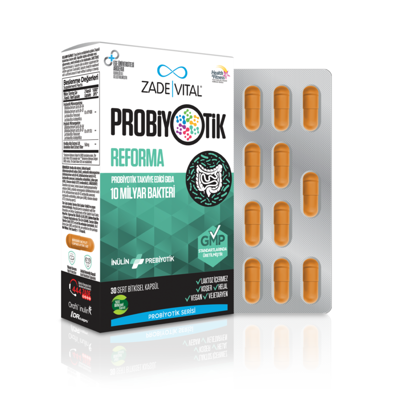 Zade Vital Probiyotik Reforma 30 Kapsül
