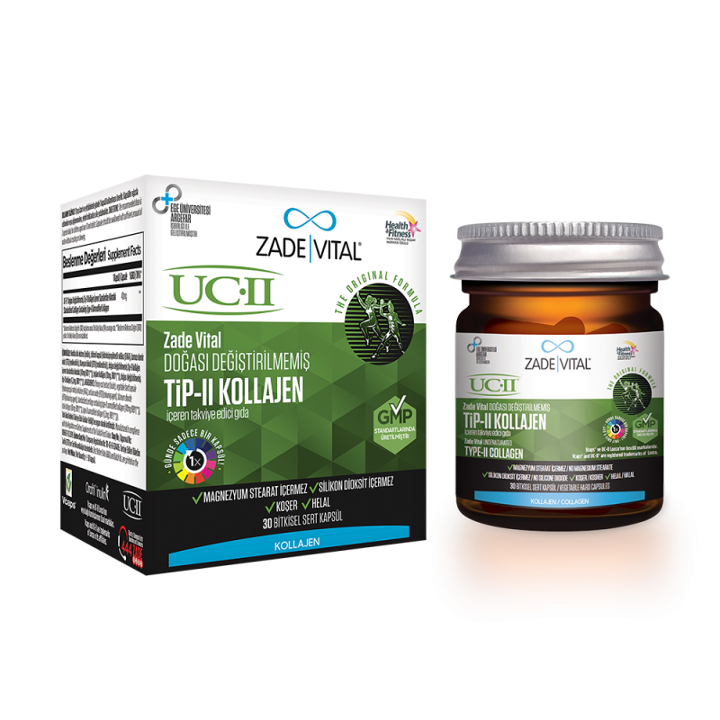 Zade Vital UC-II Tip-II Kollajen 30 Kapsül