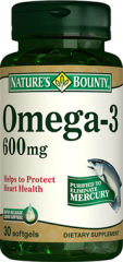 Nature's Bounty Omega-3 600 mg 90 Kapsül