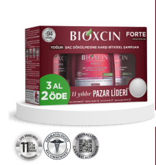Bioxcin Forte 3 Al 2 Öde Yoğun Saç Dökülmesine Karşı Şampuan