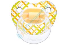 Wee Baby Şeffaf Desenli Damaklı Emzik 6-18 Ay