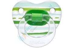 Wee Baby Şeffaf Desenli Damaklı Emzik 0-6 Ay