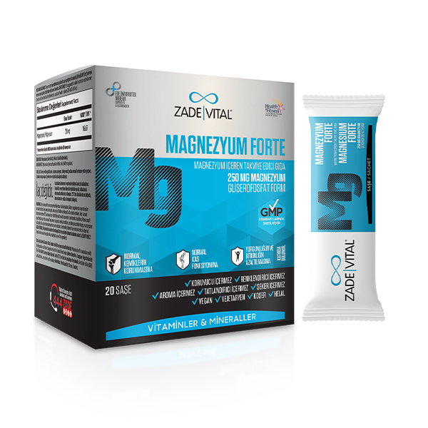 Zade Vital Magnezyum Forte 20 Saşe
