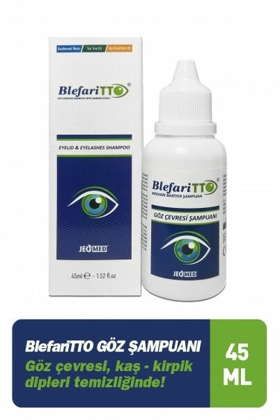 TTO Blefaritto 45 ml Göz Çevresi Şampuanı