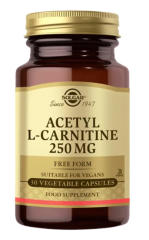 Solgar Acetyl L-Carnitine 250 mg 30 Kapsül