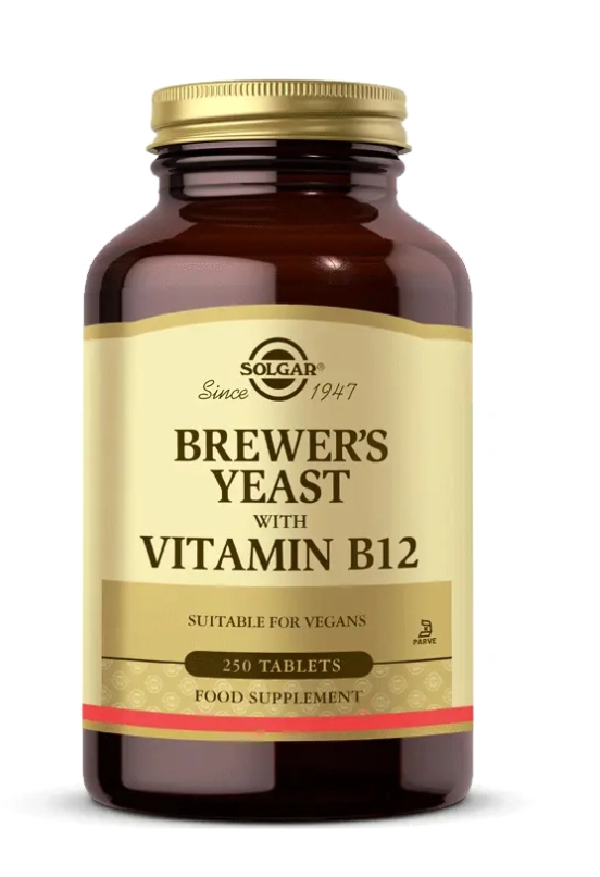 Solgar Brewer's Yeast With 250 Tablet B12 Vitamin