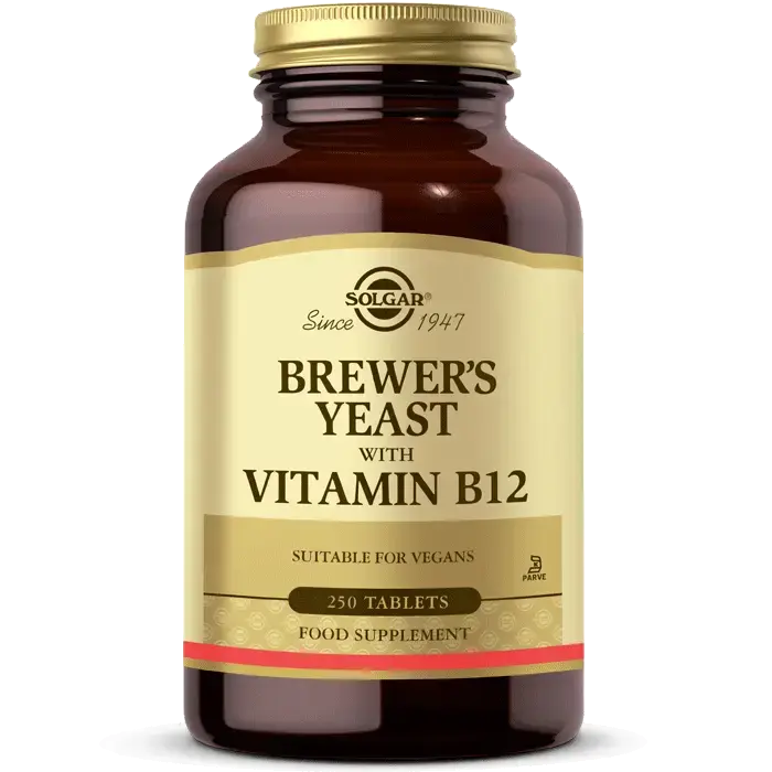 Solgar Brewer's Yeast With 250 Tablet B12 Vitamin
