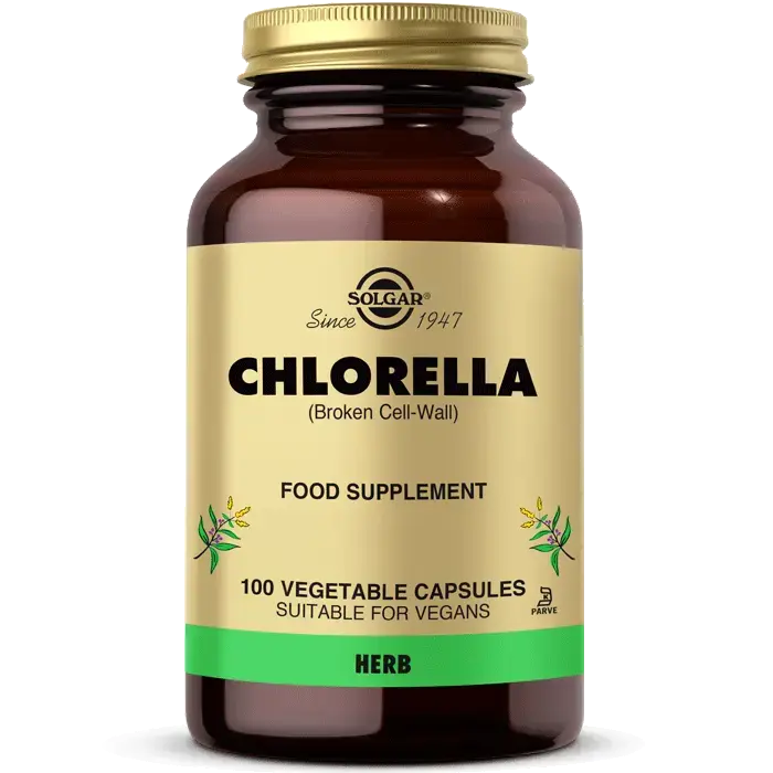 Solgar Chlorella 100 Kapsül Vitamin