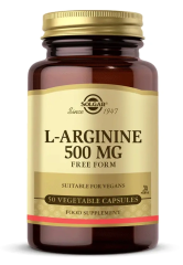 Solgar L-Arginine 500 mg 50 Kapsül
