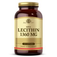Solgar Lecithin 1360 mg 100 Yumuşak Jelatin Kapsül