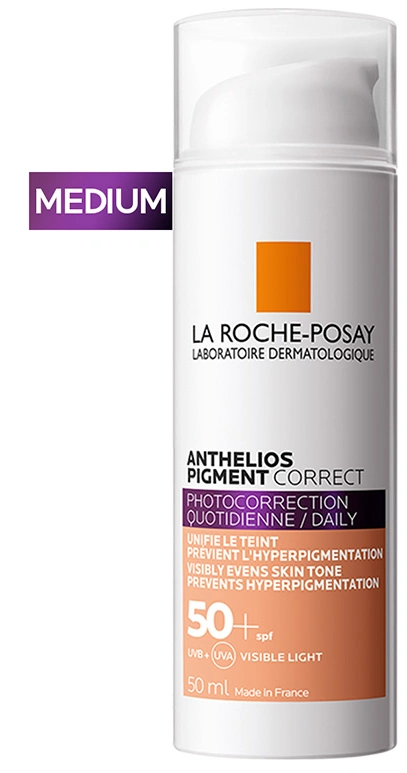 La Roche Posay Anthelios Pigment Correct Güneş Koruyucu SPF50+ 50 ml - Medium