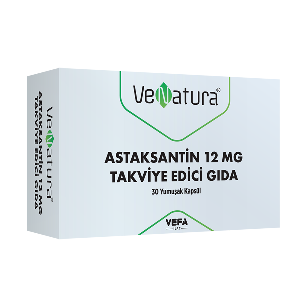 VeNatura Astaksantin 12 Mg 30 Kapsül