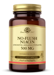 Solgar No Flush Niacin 500 mg 50 Kapsül