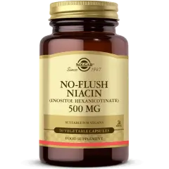 Solgar No Flush Niacin 500 mg 50 Kapsül