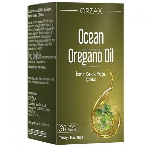 Ocean Oregano Oil Takviye Edici Gıda 30 Kapsül