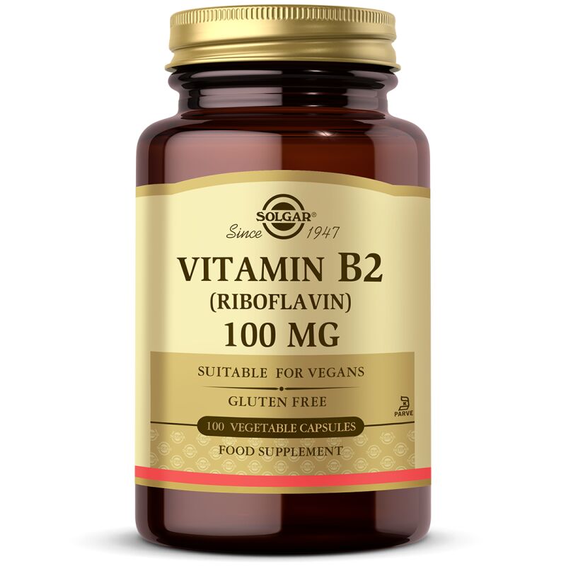 Solgar Vitamin B2 Riboflavin 100 mg 100 Tablet