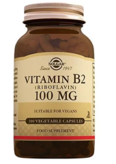 Solgar Vitamin B2 Riboflavin 100 mg 100 Tablet