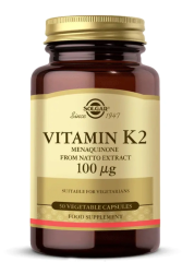 Solgar Vitamin K2 MK-7 From Natto Extract 100 mcg 50 Kapsül