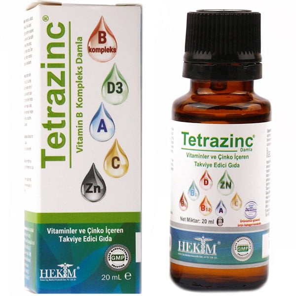 Tetrazinc B Kompleks Damla 20ml