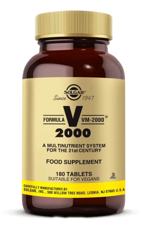 Solgar VM 2000 180 Tablet Multivitamin