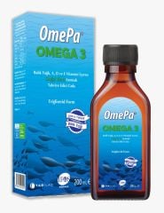 Omepa Balık Yağı Likit Elma Aromalı 200ml