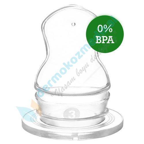 Wee Baby Silikon Damaklı Biberon Emziği 18+ Ay