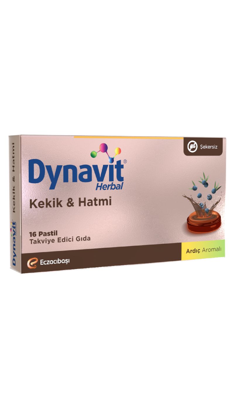 Dynavit Herbal Kekik ve Hatmi 16 Pastil