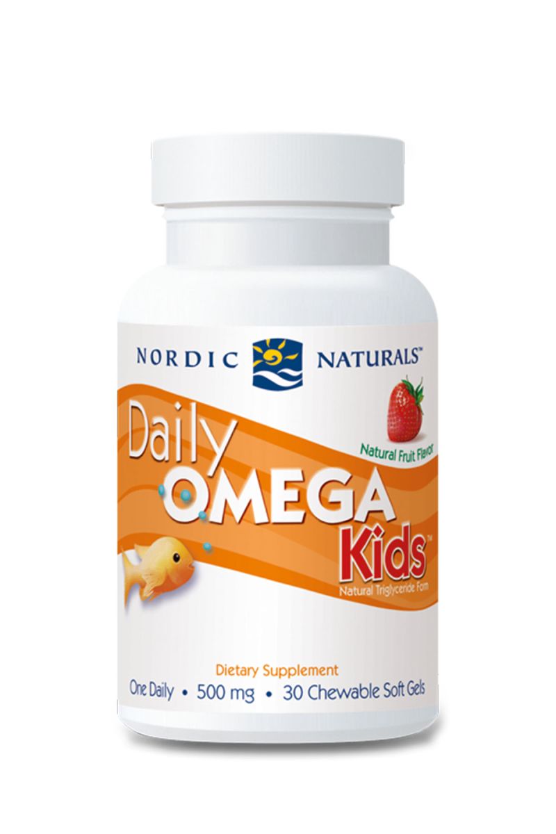 Nordic Naturals Daily Omega Kids 500 MG - 30 Çiğnenebilir Yumuşak SoftJel
