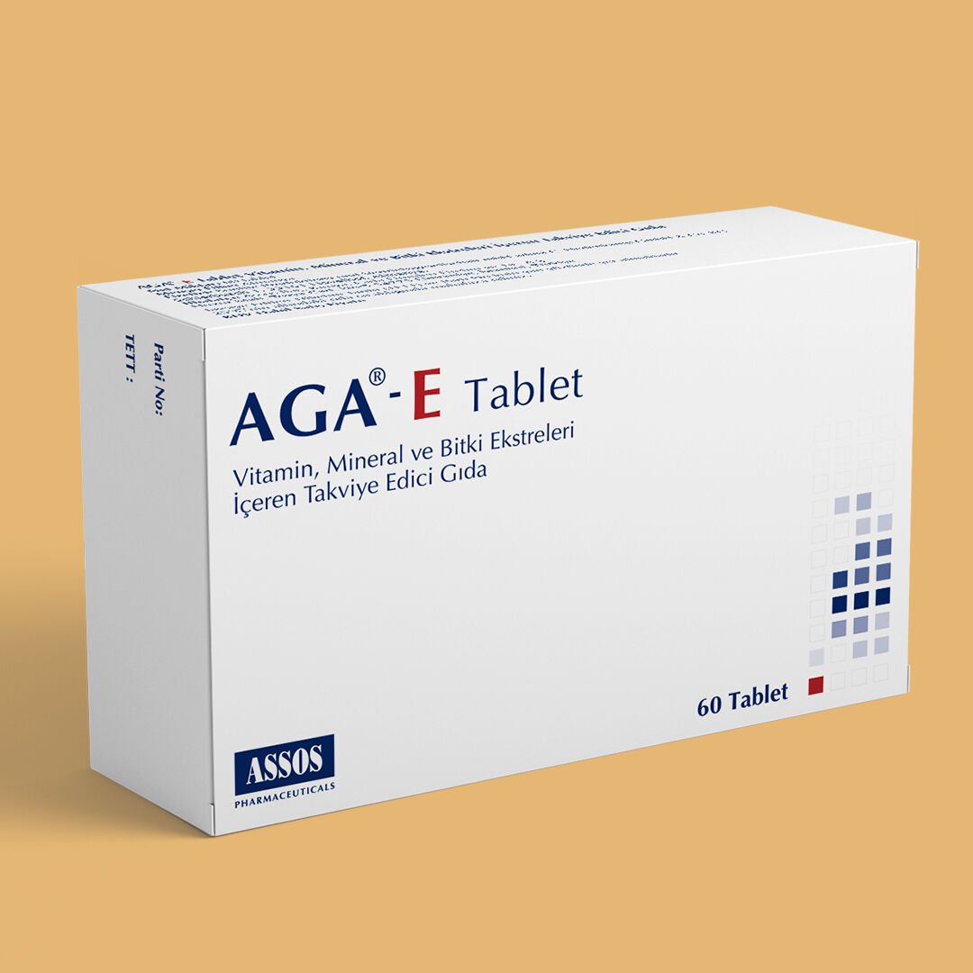 Assos İlaç AGA-E Takviye Edici Gıda 60 Tablet