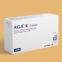 Assos İlaç AGA-K Takviye Edici Gıda 60 Tablet